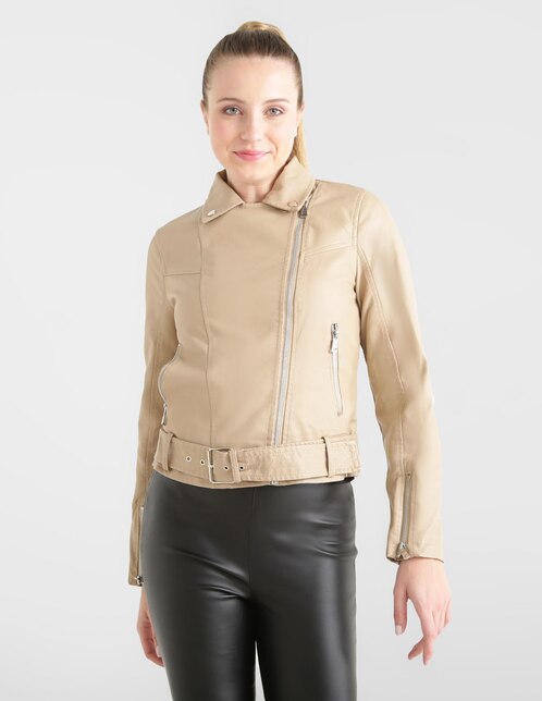 Chamarra Non Stop by Metropolis cuello camisero con bolsillos en SB