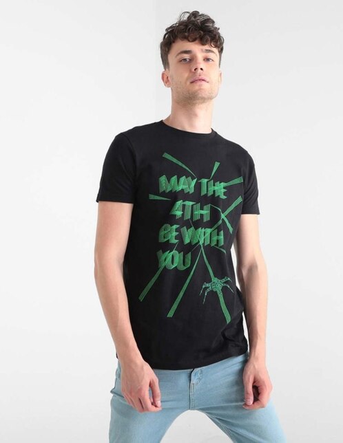 Playera Star Wars con estampado manga corta para hombre en SB