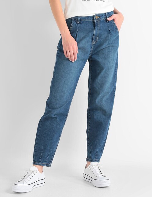 Jeans Non Stop corte mom cintura alta para mujer en SB