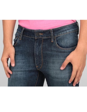 Jeans skinny Silver Plate lavado stone wash para hombre