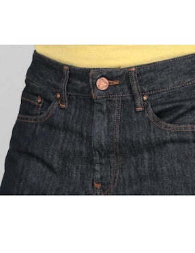 Jeans straight Silver Plate lavado obscuro para hombre