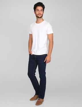 Jeans recto Oggi lavado obscuro para hombre