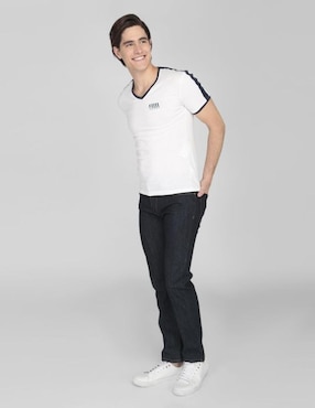 Jeans slim Silver Plate lavado obscuro para hombre