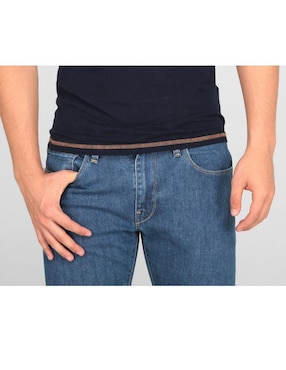 Jeans slim Silver Plate lavado obscuro para hombre