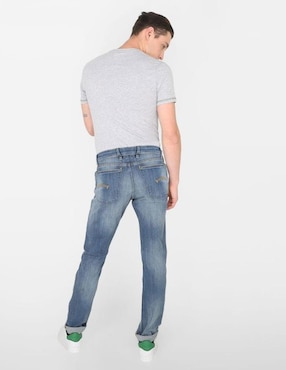 Jeans slim Silver Plate deslavado para hombre