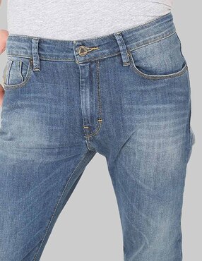 Jeans slim Silver Plate deslavado para hombre