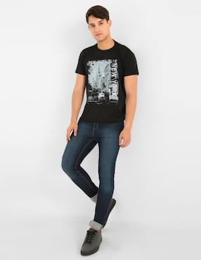 Jeans skinny Non Stop lavado stone wash para hombre