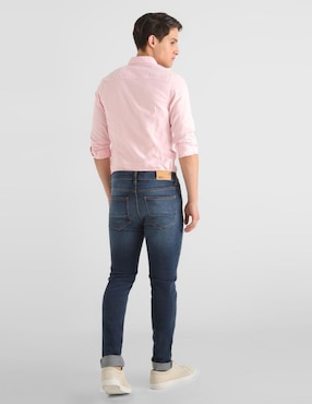 Jeans skinny Mossimo lavado stone wash para hombre