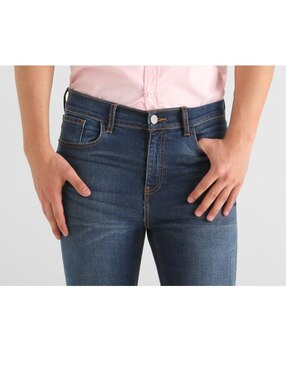 Jeans skinny Mossimo lavado stone wash para hombre