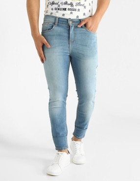 Jeans Mossimo Corte Skinny Cintura Media Y Pierna Ajustada Para Hombre