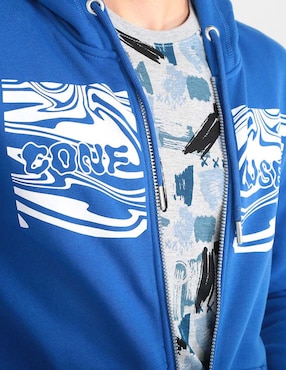 Sudadera Non Stop abierta con capucha