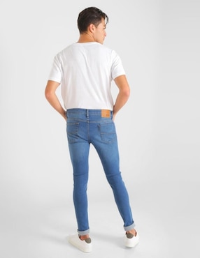 Jeans Oggi corte super skinny con bolsillos para hombre