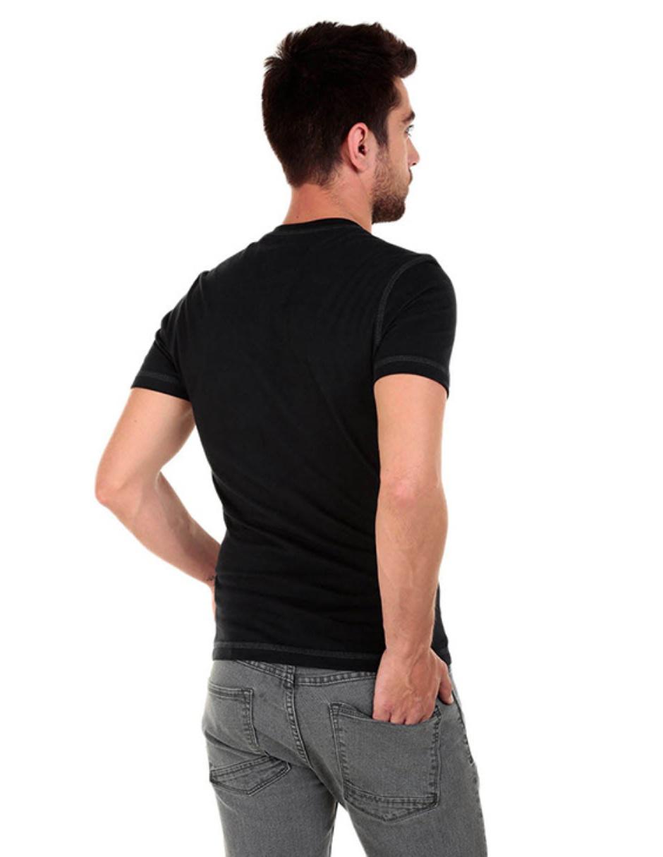 Playera Silver Plate cuello V para hombre