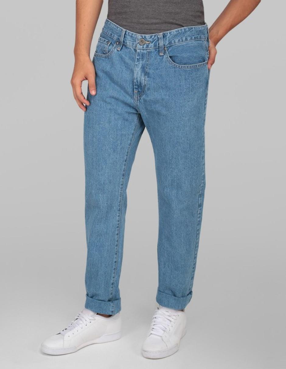 Stretch Pantalones Para Hombre Corte Recto Pantalón Blue Jean
