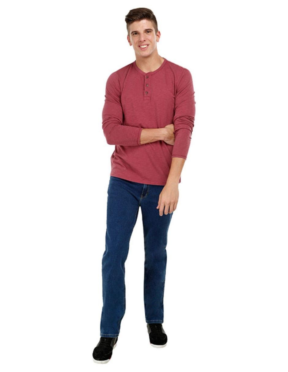 Jeans recto lavado medio para hombre 3