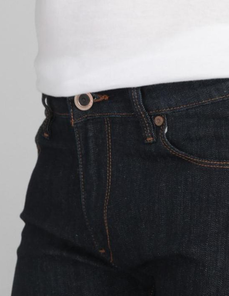 Jeans slim lavado obscuro para hombre 4