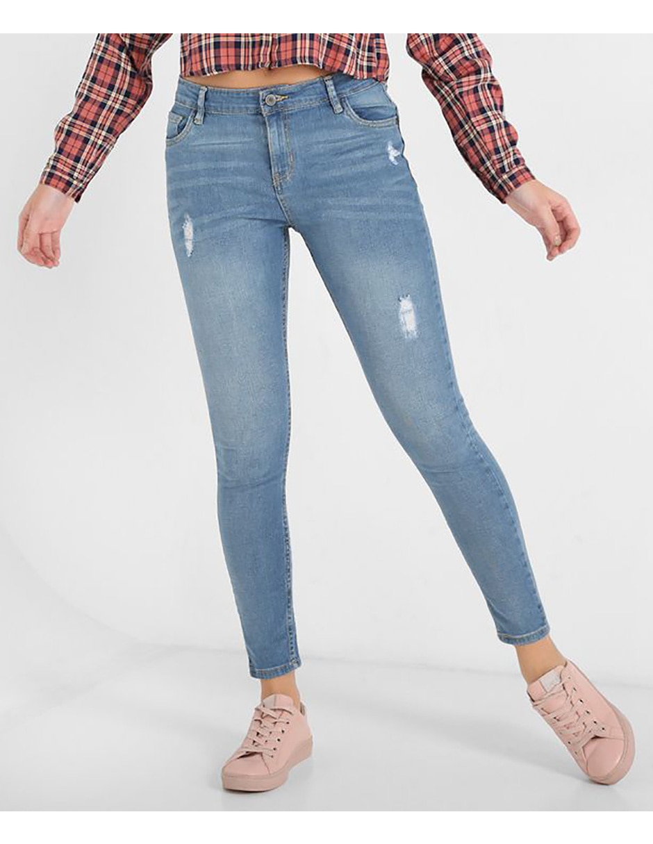 Jeans Mujer Mossimo-Azul | Linio Chile - MO273FA1DBA1GLACL