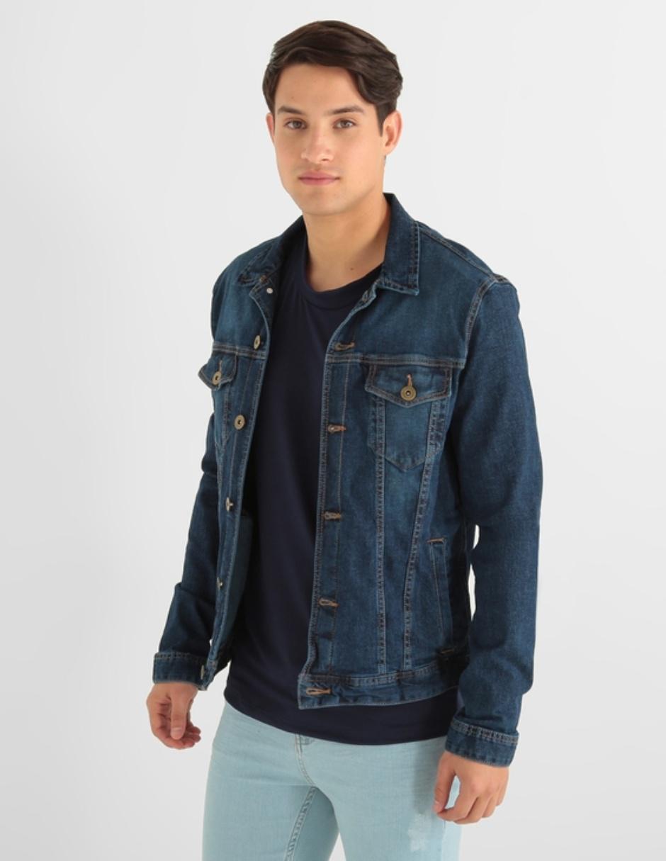 Chamarra Mossimo denim con bolsa en SB