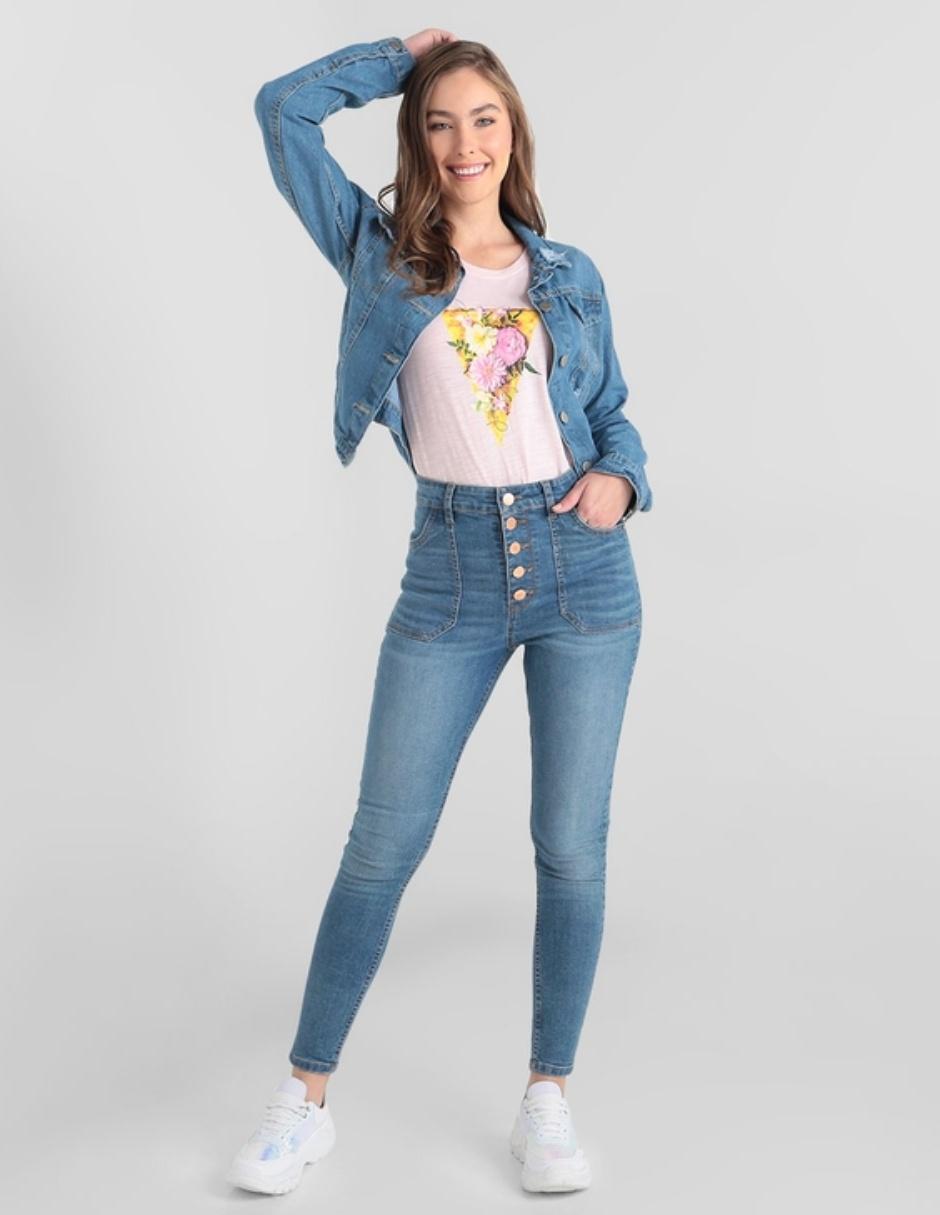 CHAMARRA NON ST, G, ÍNDIGO DENIM MEDIO