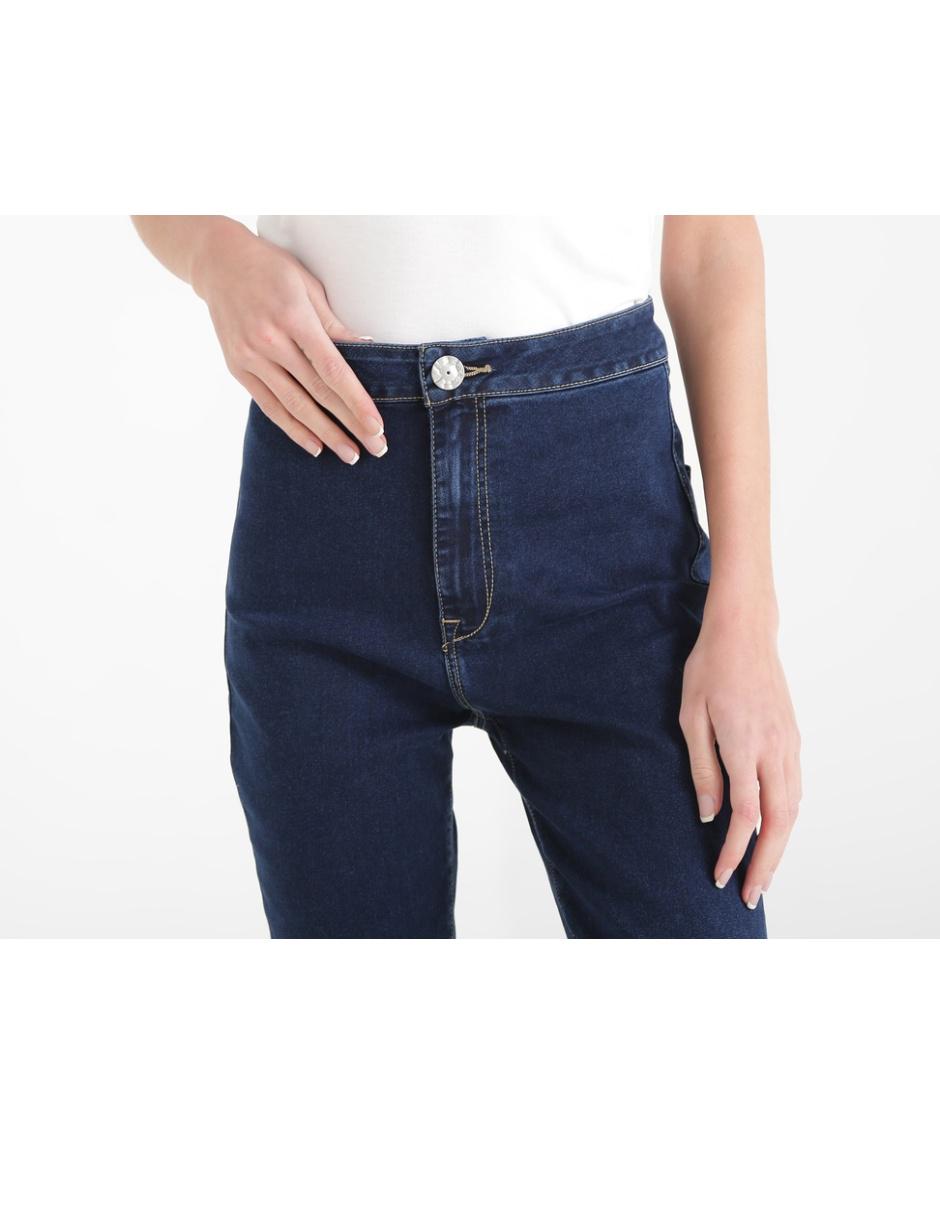 Jeans corte skinny cintura alta para mujer 4