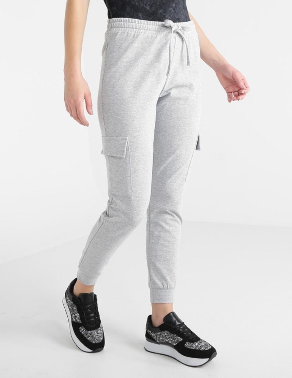 Jogger Non Stop jaspeado corte skinny para mujer en SB