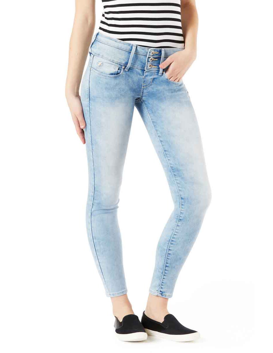 Jeans Denizen corte skinny con botones para mujer en SB