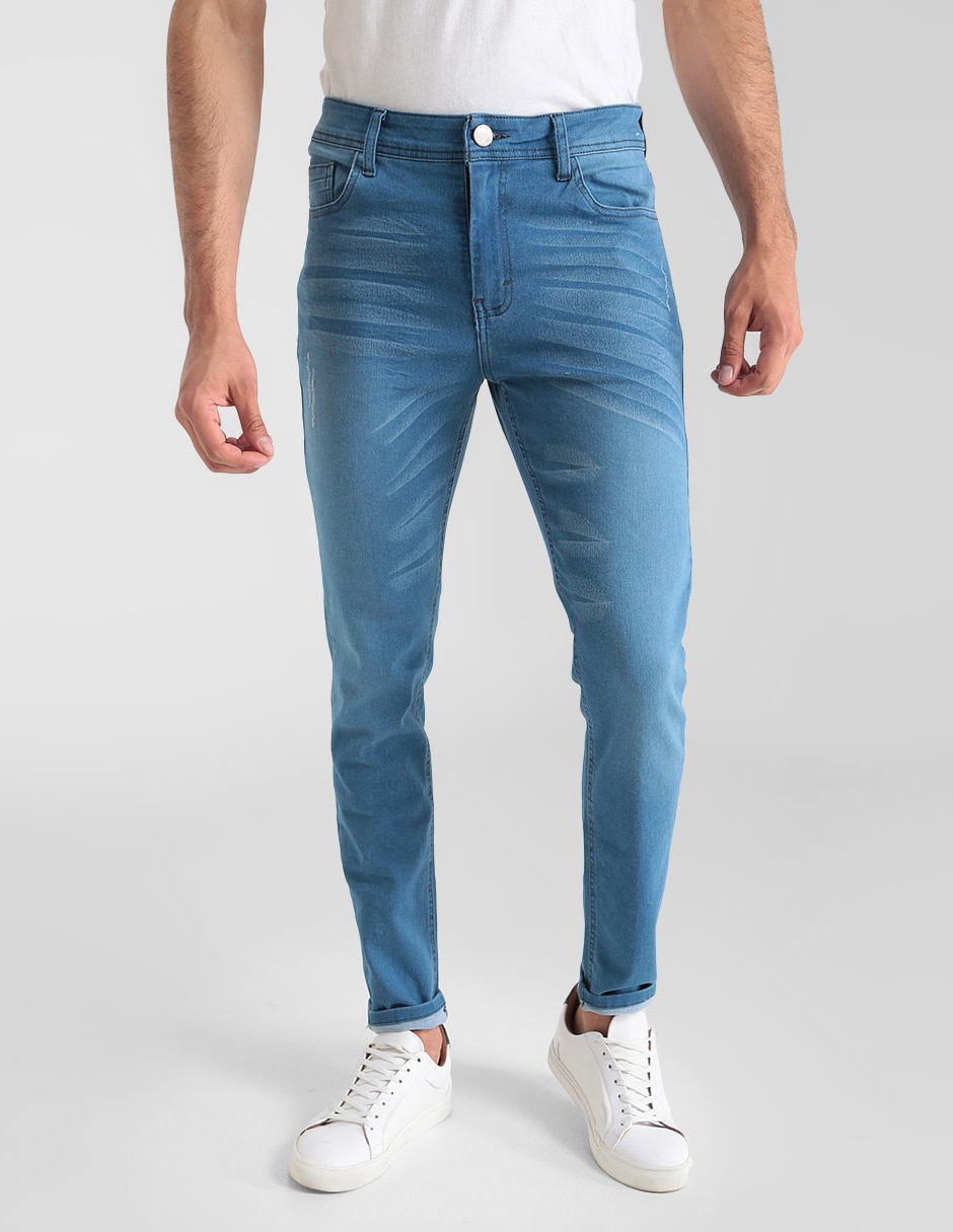 Jeans skinny con bolsillos para hombre | Suburbia.com.mx