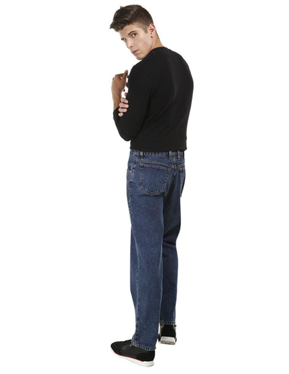 Jeans slim lavado medio para hombre 2